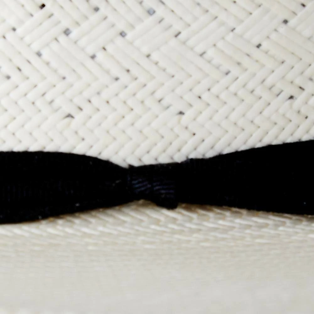 Rodeo King Ivory Cross Open Crown 4 1/2in. Brim Straw Cowboy Hat - Image 2