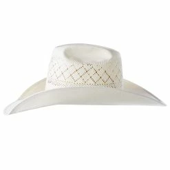 Rodeo King Ivory Double Diamond Open Crown 4 1/2in. Brim Straw Cowboy Hat 9 Rodeo King Ivory Double Diamond Open Crown 4 1/2in. Brim Straw Cowboy Hat -NRS World Sales RK210 5