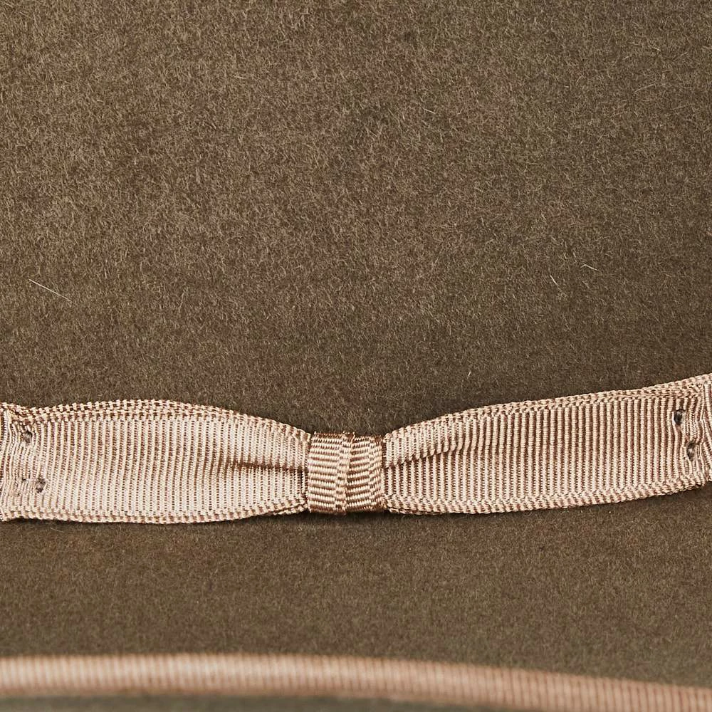 Rodeo King 7X Pecan/Bean Belly Bound Edge 4-1/2 Brim Open Crown Felt Cowboy Hat - Image 2