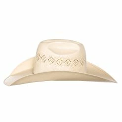 Rodeo King 24K Shantung Diamond 5in. Brim Open Crown Straw Hat -NRS World Sales RK309 23