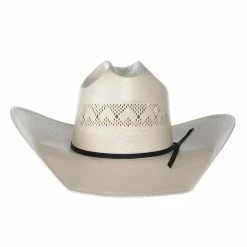 Rodeo King Ivory High Point Shantung 4 1/2in. Brim Open Crown Straw Hat 9 Rodeo King Ivory High Point Shantung 4 1/2in. Brim Open Crown Straw Hat -NRS World Sales RK317 2
