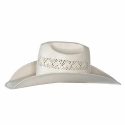 Rodeo King Ivory High Point Shantung 4 1/2in. Brim Open Crown Straw Hat 10 Rodeo King Ivory High Point Shantung 4 1/2in. Brim Open Crown Straw Hat -NRS World Sales RK317 3