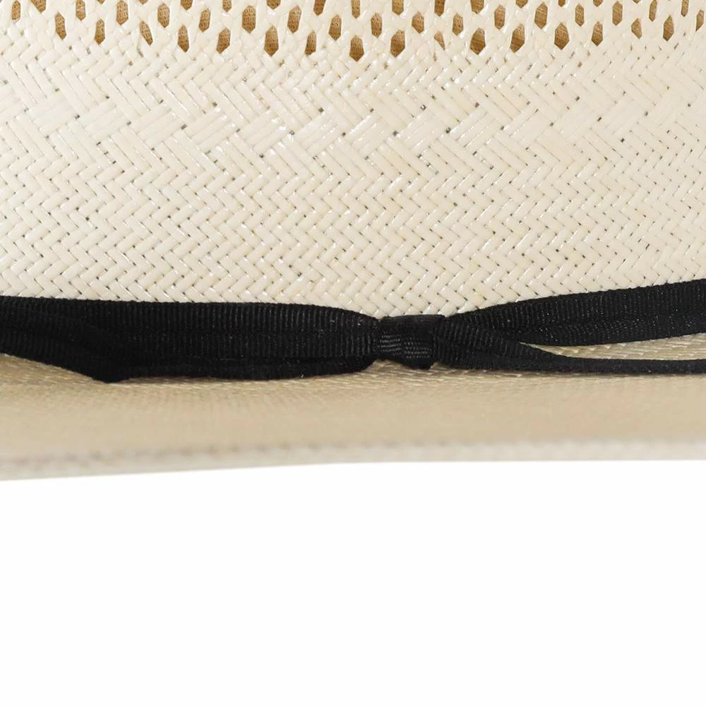 Rodeo King Ivory High Point Shantung 4 1/2in. Brim Open Crown Straw Hat 7 Rodeo King Ivory High Point Shantung 4 1/2in. Brim Open Crown Straw Hat - Image 5