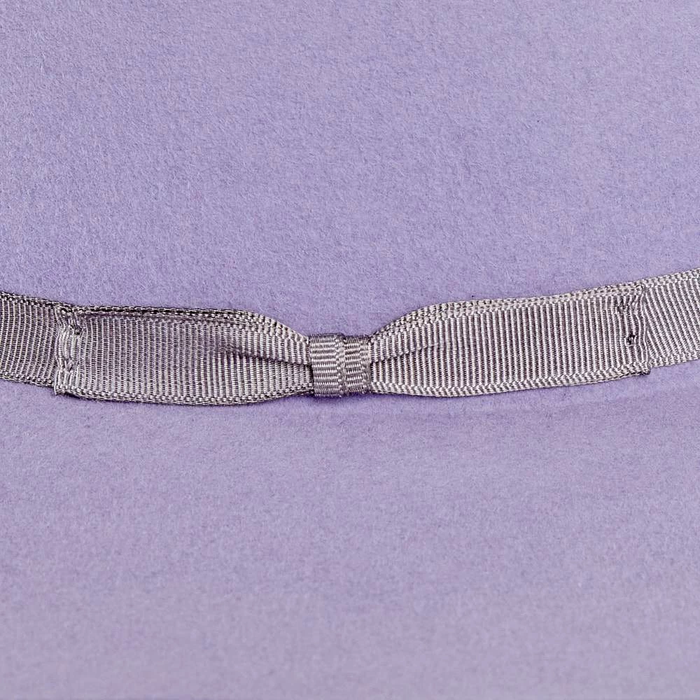 Rodeo King 7X Lilac Grey Ribbon Band 4in. Brim Felt Cowboy Hat 5 Rodeo King 7X Lilac Grey Ribbon Band 4in. Brim Felt Cowboy Hat - Image 3