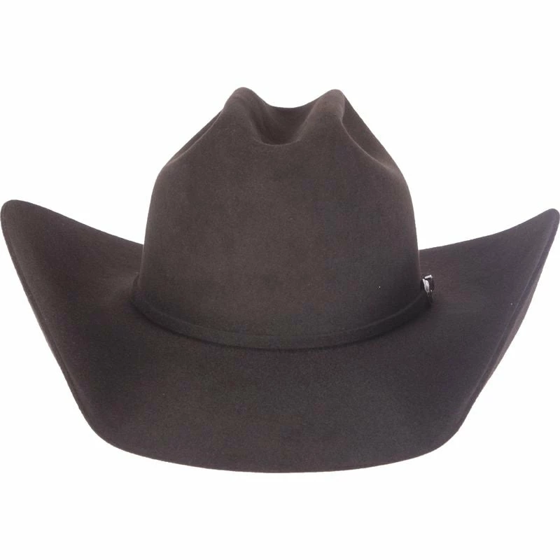 Rodeo King 7X Black Open Crown Felt Cowboy Hat 6 Rodeo King 7X Black Open Crown Felt Cowboy Hat - Image 4
