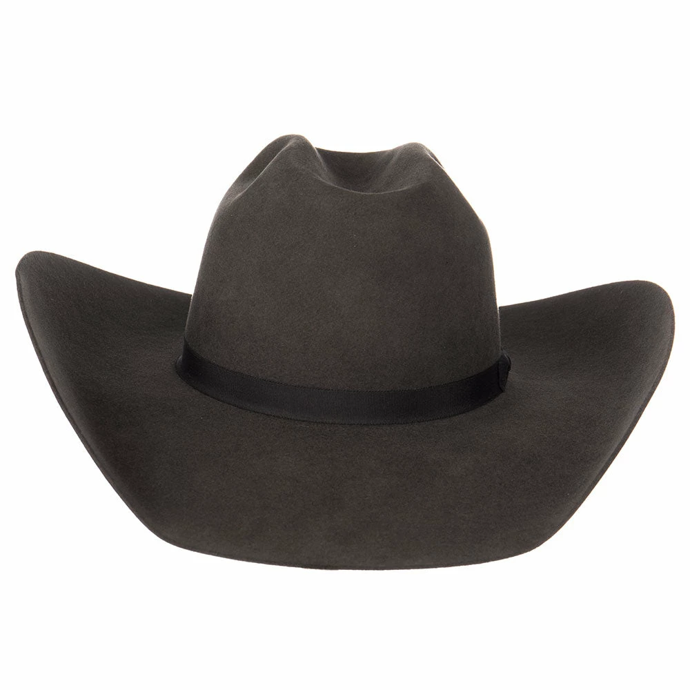 Rodeo King 7X Charcoal Hat 4 1/2in. Brim - Image 3