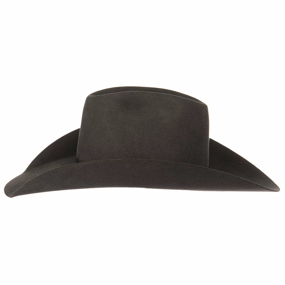 Rodeo King 7X Charcoal Hat 4 1/2in. Brim - Image 5