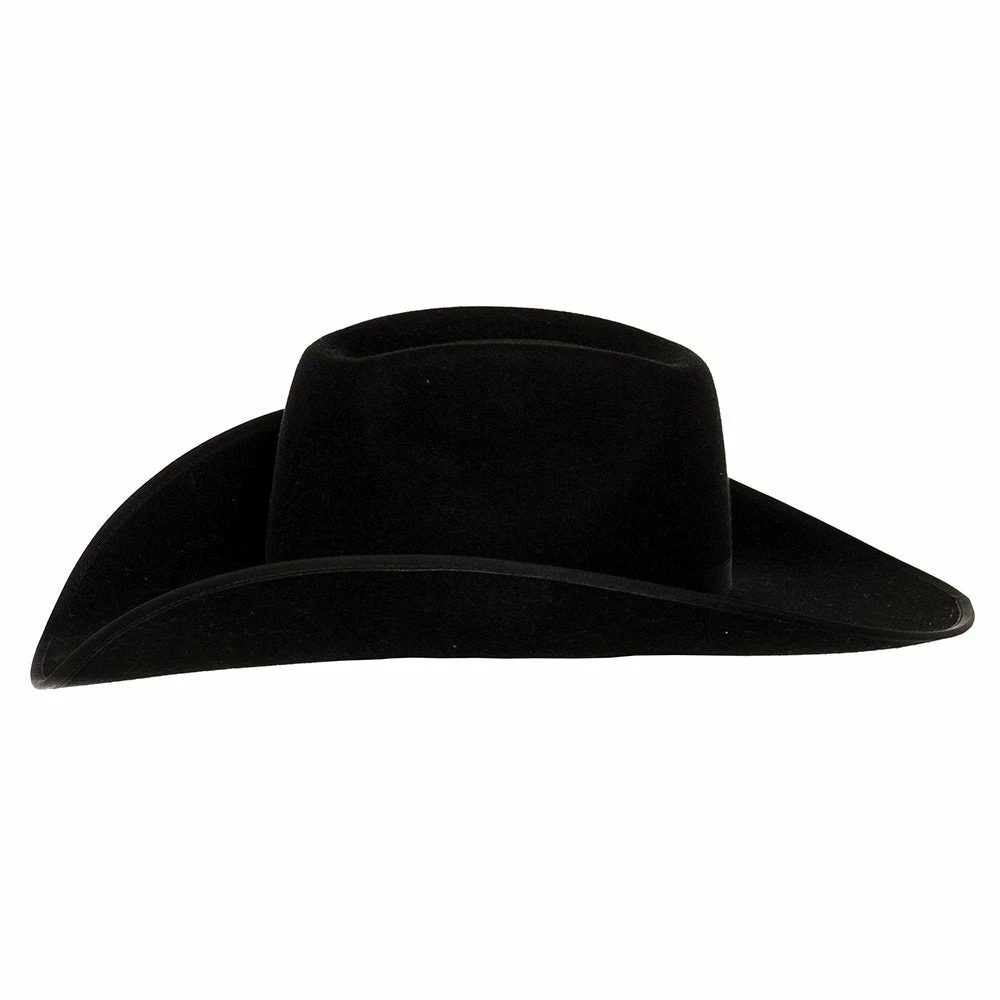 Resistol Resistol 4X Tuff Hedeman Holt B Black Felt Cowboy Hat - Image 3