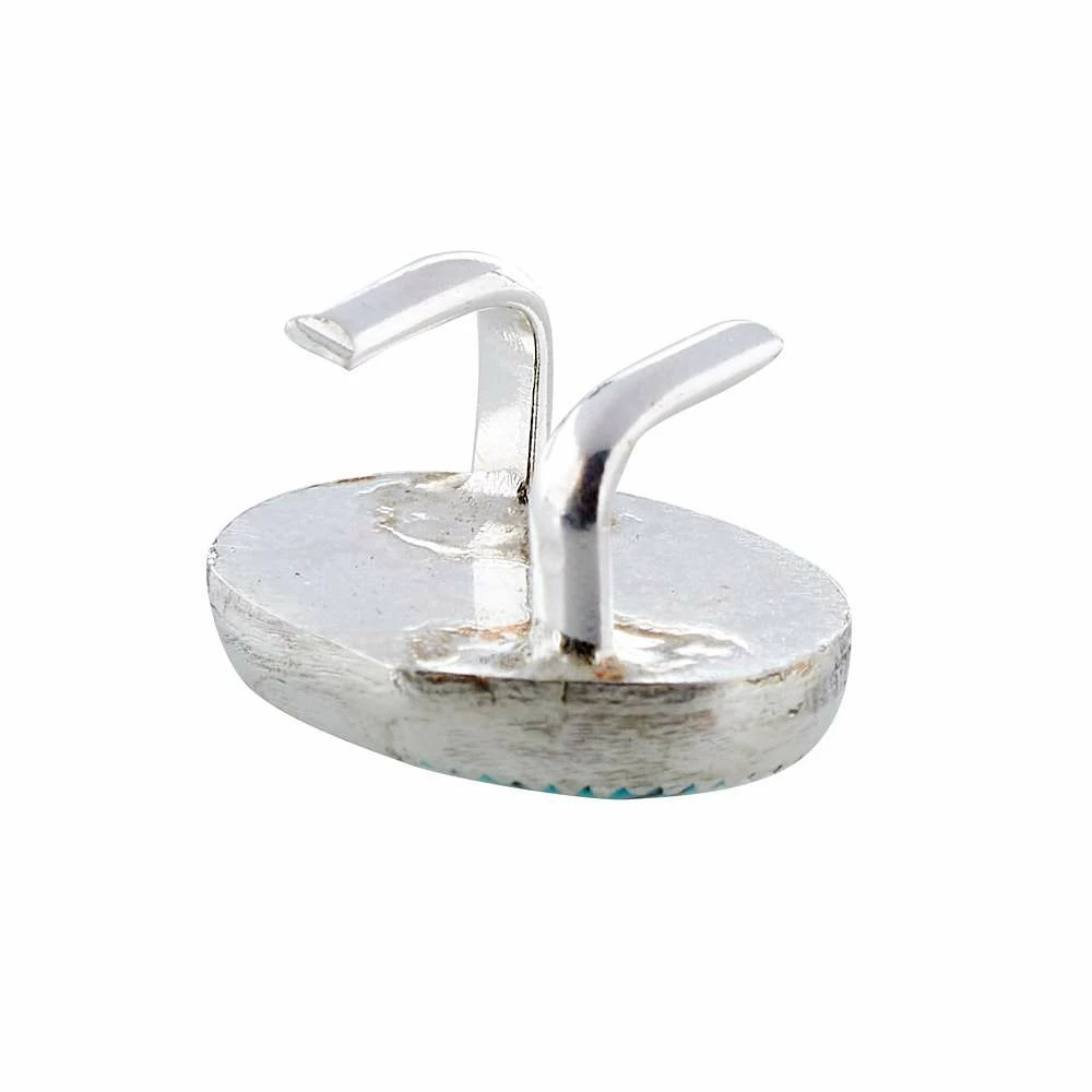 T5 Silver Turquoise Hat Slide 5 T5 Silver Turquoise Hat Slide - Image 3