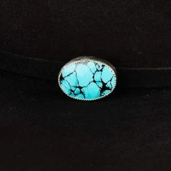T5 Silver Turquoise Hat Slide 11 T5 Silver Turquoise Hat Slide -NRS World Sales T5 HATSLIDE LARGE 6