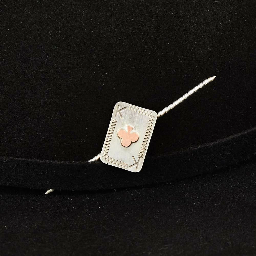T5 Silver King Playing Card Double Ended Toothpick And Hat Accessory 4 T5 Silver King Playing Card Double Ended Toothpick And Hat Accessory - Image 2