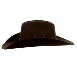 M&F Twister Chocolate Youth Felt Hat Precreased -NRS World Sales T7213002 3