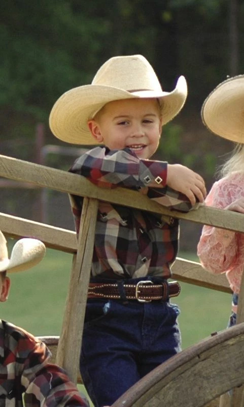 Kid's Atwood 4X Palm Leaf Straw Cowboy Hat - Image 2